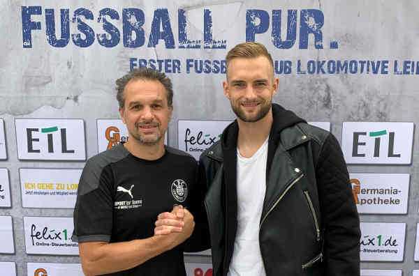 Almedin Civa und Jeroen Gies - Foto: 1. FC Lok Leipzig