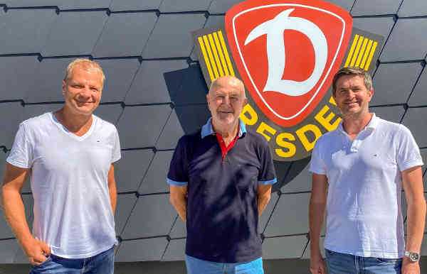 Jan Seifert, Hans-Jürgen Kreische, Ralf Becker (v.l.) - Foto: SG Dynamo Dresden
