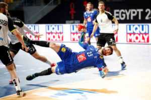 Handball WM 2021 - Frankreich vs Schweiz - Ludovic Fabregas - Copyright: FFHANDBALL / S.PILLAUD