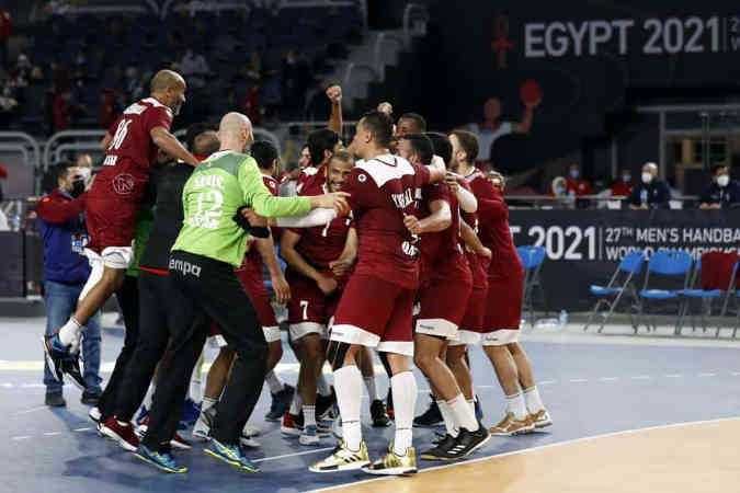 Handball WM 2021 Ägypten - Katar (im Bild) vs. Argentinien - Copyright: © IHF / Egypt 2021