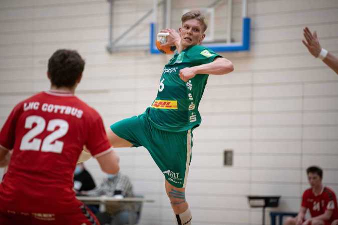 Niclas Heitkamp - SC DHfK Leipzig - Handball - Foto: Klaus Trotter