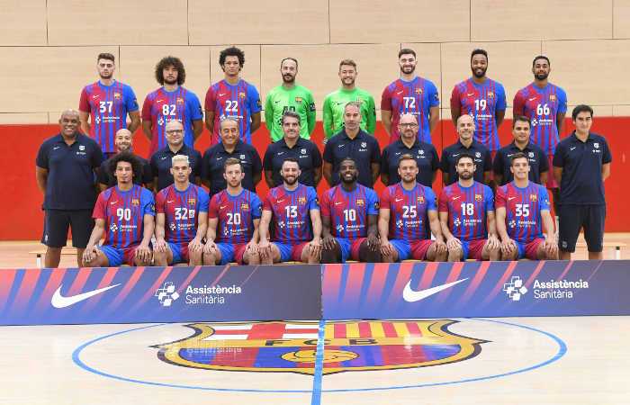 FC Barcelona Barca - Handball Spanien und EHF Champions League Saison 2021-2022 - Copyright: FC Barcelona
