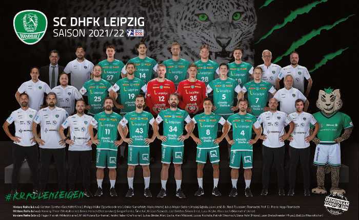 SC DHfK Leipzig - Handball Bundesliga Saison 2021-2022 - Copyright: Marco Warmuth Fotografie / SC DHfK Leipzig