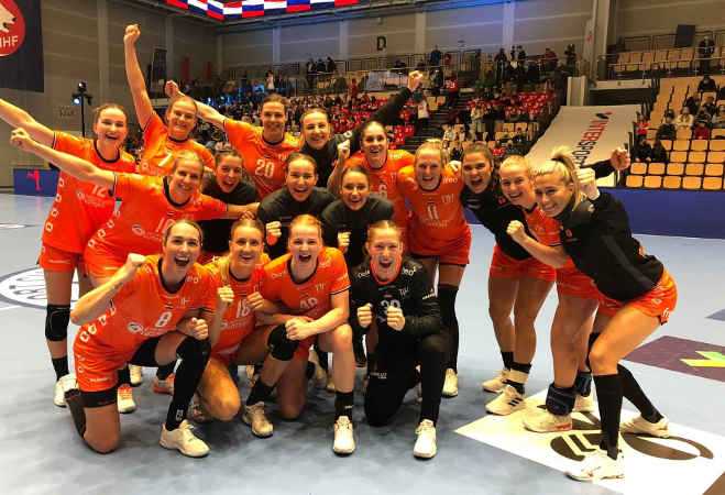 Handball WM 2021 Frauen - Team Niederlande - Copyright: NHV