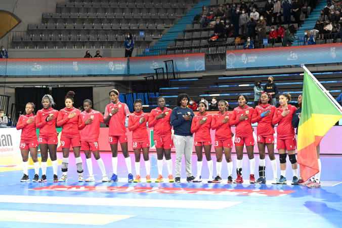 Handball WM 2021 - Kongo (im Bild) vs. Tunesien - Copyright: IHF