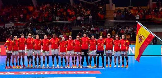 Handball WM 2021 - Spanien vs. Österreich - Copyright: Königlicher Spanischer Handballverband / RFEBM - J. L. Recio Handball WM 2021 - Spanien vs. Österreich - Copyright: Königlicher Spanischer Handballverband / RFEBM - J. L. Recio