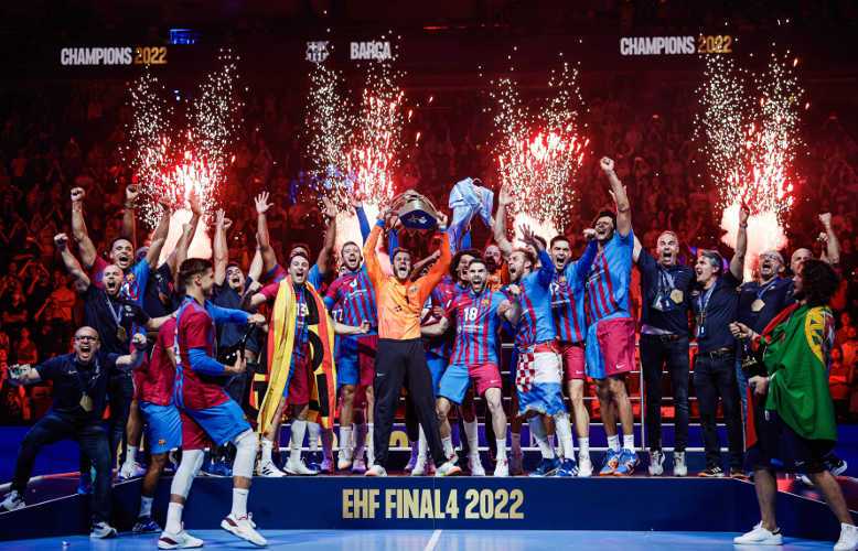 Handball Champions League EHF Final4 - FC Barcelona Barca - Sieger - Copyright: EHF/Kolektiff