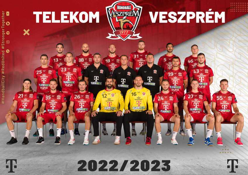 Telekom Veszprem - Handball Ungarn und EHF Champions League Saison 2022/2023 - Copyright: Telekom Veszprem