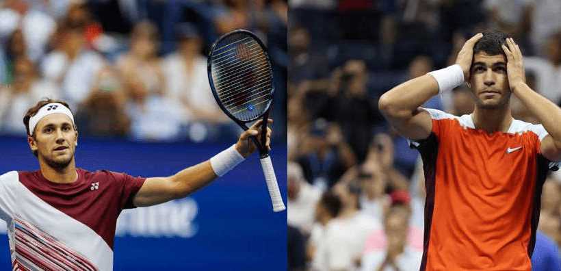 Tennis US Open 2022 - Carlos Alcaraz und Casper Ruud - Copyright: (c) Getty Images / Eurosport