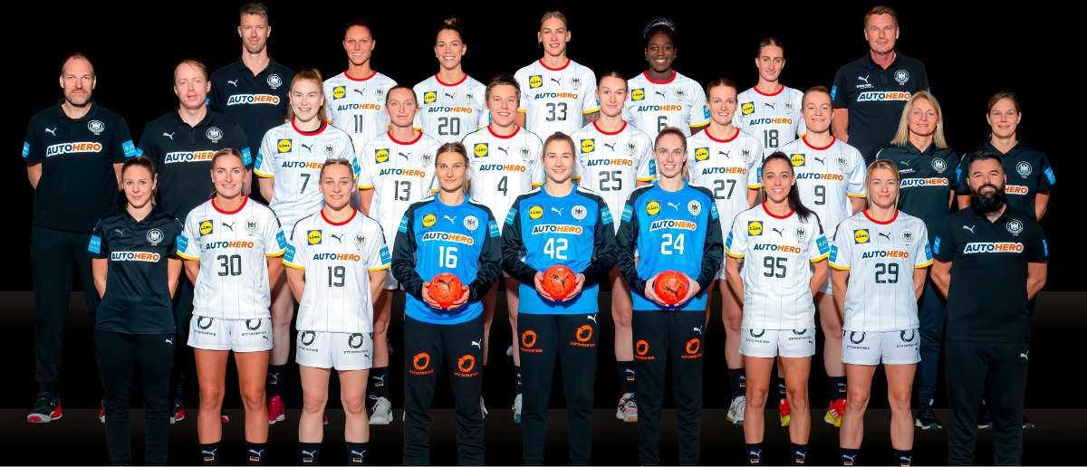 Handball EM 2022 EHF EURO Frauen Europameisterschaft: Deutschland. DHB. Frauen-Nationalmannschaft - Copyright: Sascha Klahn/DHB