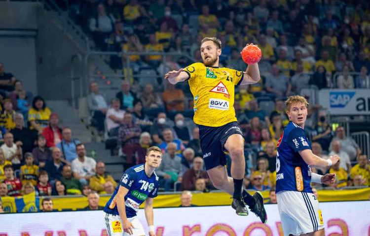 Albin Lagergren - Rhein-Neckar Löwen - Handball Bundesliga - Albin Lagergren in den Katakomben der SAP Arena - Copyright: Rhein-Neckar Löwen (Sörli Binder)