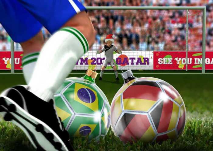Fußball WM 2022 Katar - Deutschland - DFB - Copyright: https://pixabay.com/de/illustrations/fu%c3%9fball-weltmeisterschaft-katar-7100596/ - Lizenz: Pixabay Licence. Bild von jorono auf Pixabay.