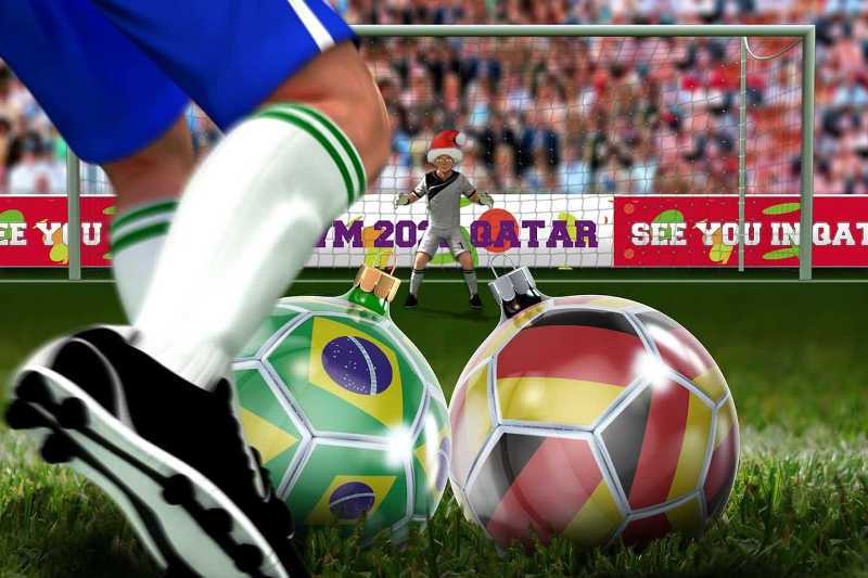 Fußball WM 2022 Katar - Deutschland - DFB - Copyright: https://pixabay.com/de/illustrations/fu%c3%9fball-weltmeisterschaft-katar-7100596/ - Lizenz: Pixabay Licence. Bild von jorono auf Pixabay.