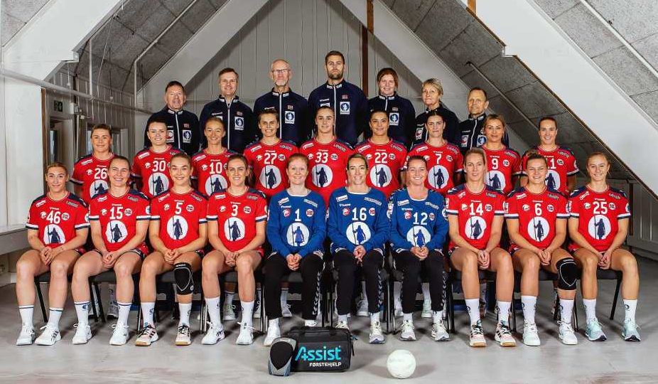 Handball EM 2022 EHF EURO Frauen Europameisterschaft - Norwegen Team - Copyright: Tove Lise Mossestad