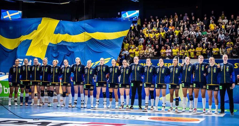 Handball EM 2022 EHF EURO Frauen Europameisterschaft - Schweden Team - Copyright: Christoffer Borg Mattisson / Handbollslandslaget