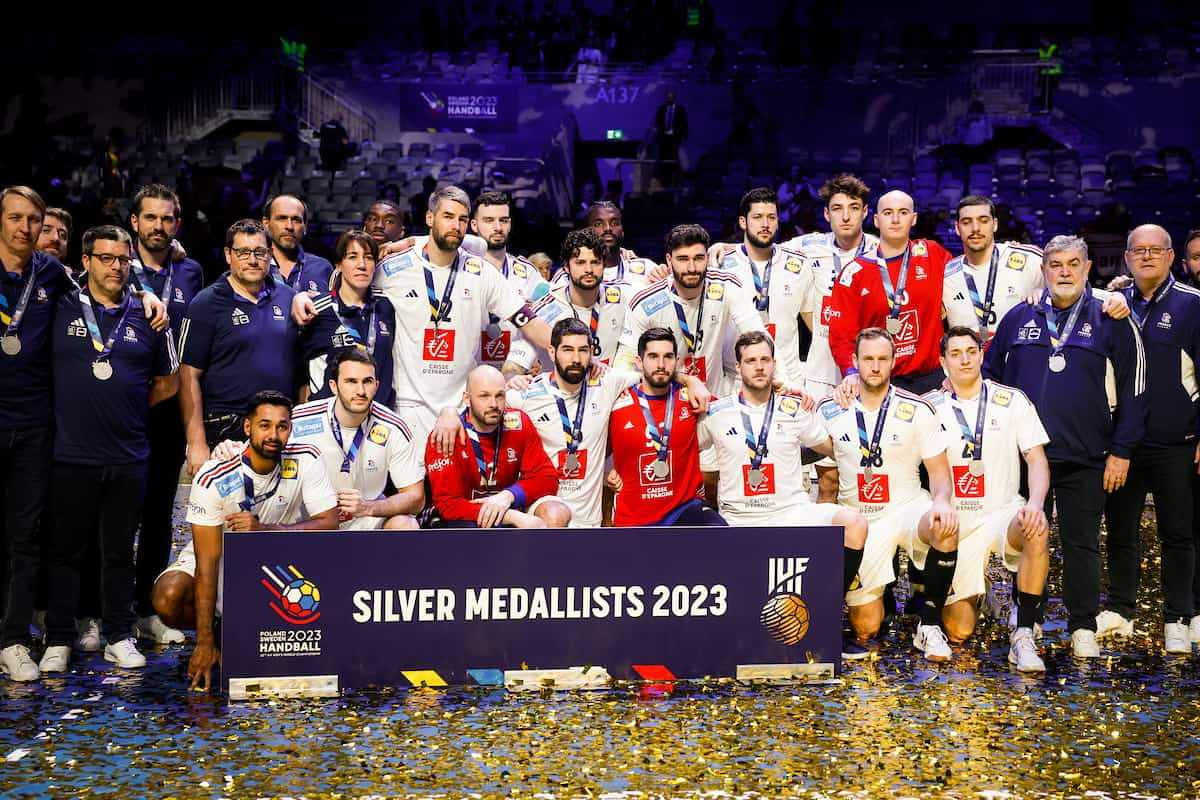 Handball WM 2023 - Silbermedaille Frankreich - Copyright: IHF