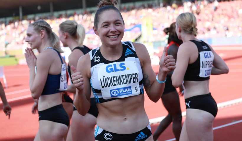 Leichtathletik DM Finals 2023 - Gina Lückenkemper - Copyright: DLV / Theo Kiefner