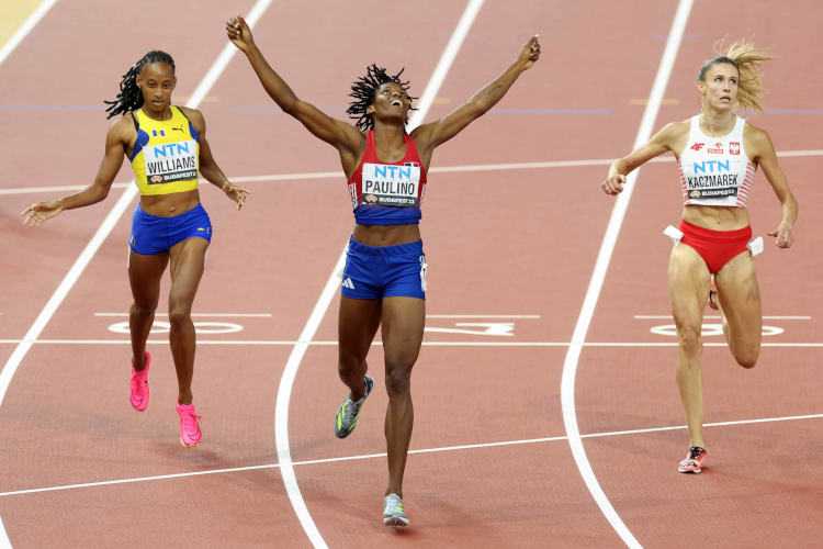 Leichtathletik WM 2023 Budapest 400 Meter Marileidy Paulino - Copyright: Getty Images for World Athletics