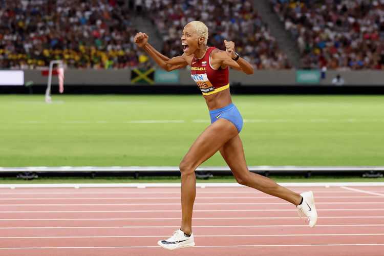 Leichtathletik WM 2023 Budapest Dreisprung Yulimar Rojas - Copyright: Getty Images for World Athletics