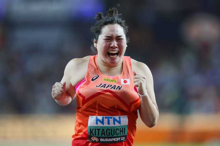 Leichtathletik WM 2023 Budapest Speerwurf Haruka Kitaguchi - Copyright: Getty Images for World Athletics