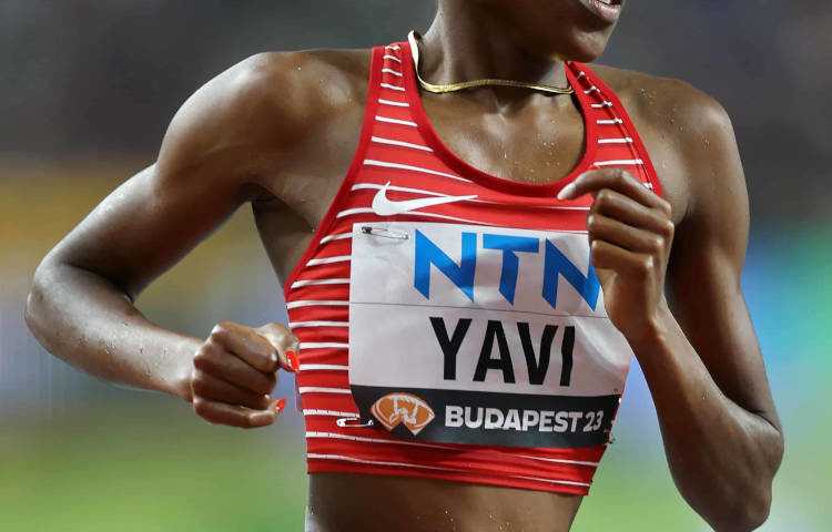 Leichtathletik WM 2023 Budapest Winfred Mutile Yavi 3000 Meter Hindernis - Copyright: Getty Images for World Athletics